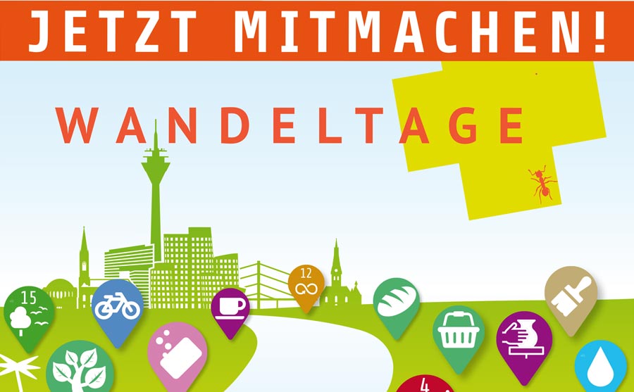Wandeltage Düsseldorf – Banner für E-Mail und Webseite
